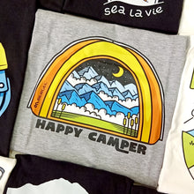 Load image into Gallery viewer, Happy Camper Tee (Gray)